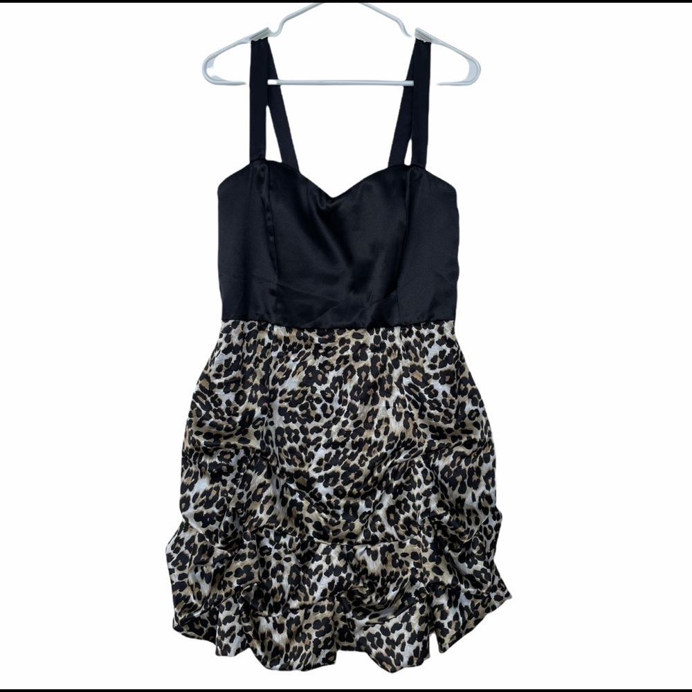 Studio Y Leopard Cami Balloon Mini Dress 11/12